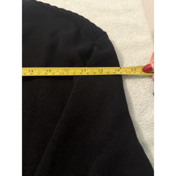 INC International Concepts 1/4 Zip Ribbed L/S Sweater Men’s Size L Black - Picture 5 of 5